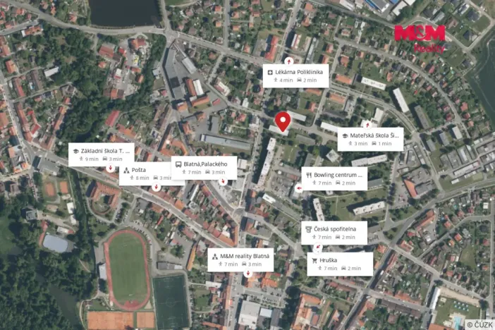 Prodej bytu 2+1, Blatná, Nerudova, 45 m2