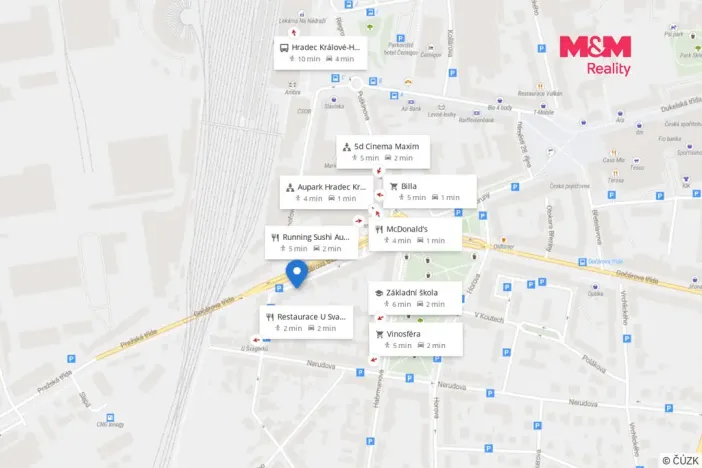 Prodej bytu 2+kk, Hradec Králové - Pražské Předměstí, Gočárova třída, 48 m2