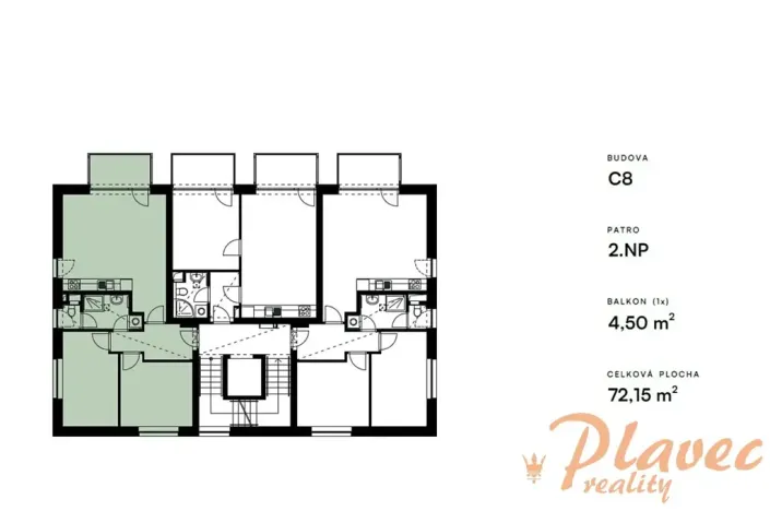 Pronájem bytu 3+kk, Hořovice, Kopřivová, 71 m2