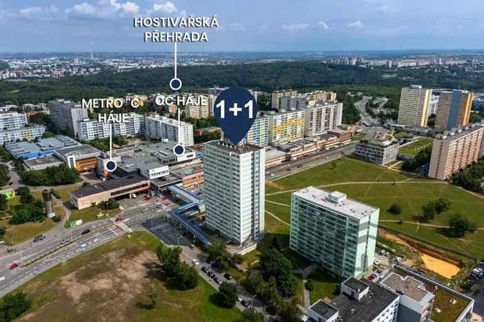 Prodej bytu 1+1, Praha - Háje, Bajkonurská, 52 m2
