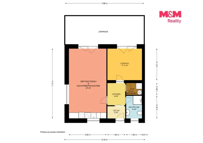 Prodej bytu 2+kk, Moravské Knínice, Na Hrázi, 50 m2