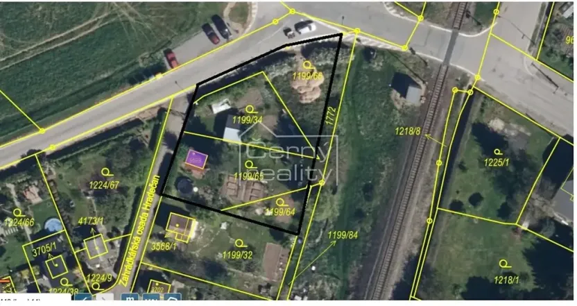Prodej pozemku pro bydlení, Hradec Králové, Červený Dvůr, 1081 m2