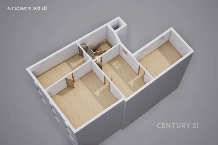 Pronájem činžovního domu, Děčín, Křížová, 80 m2
