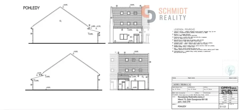 Prodej pozemku pro bydlení, Dolní Dunajovice, Hlavní, 1140 m2