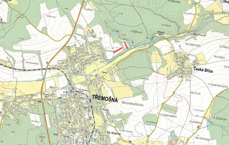 Prodej pole, Třemošná, 6269 m2
