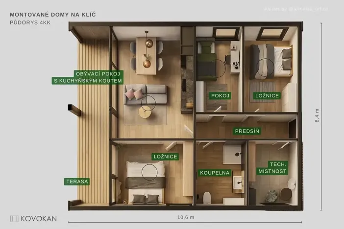 Prodej domu na klíč, Roudnice, 89 m2