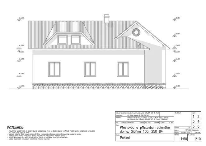 Prodej rodinného domu, Sibřina, Ke Hřišti, 220 m2