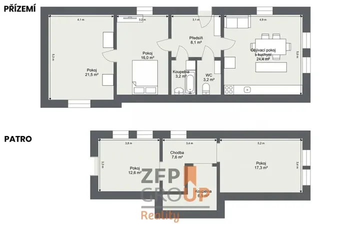 Prodej rodinného domu, Příčovy, 120 m2