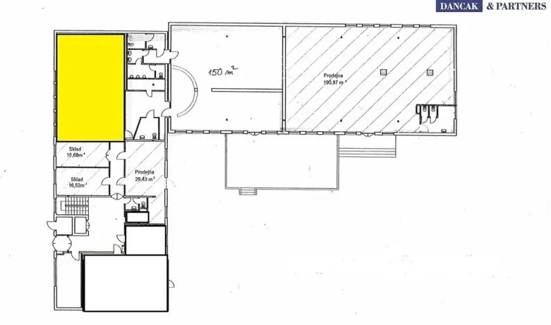 Pronájem skladu, Orlová, Slezská, 70 m2