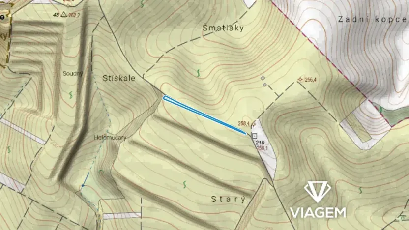 Prodej podílu pole, Velké Bílovice, 472 m2