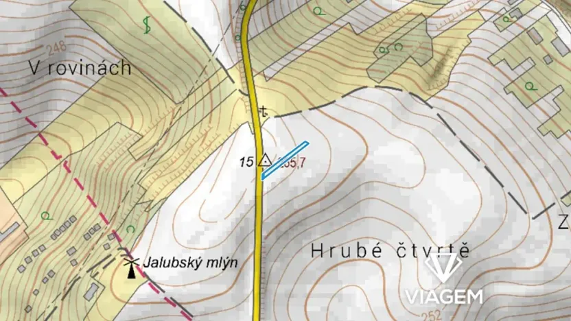 Prodej pole, Traplice, 437 m2