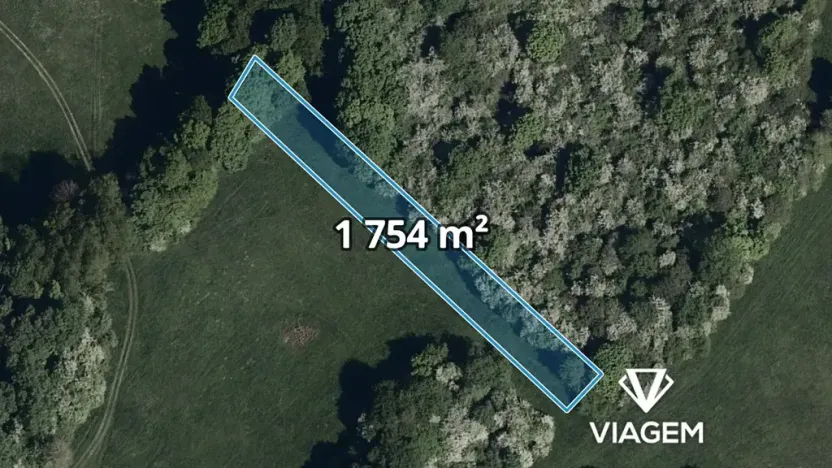 Prodej podílu pole, Hrubá Vrbka, 877 m2