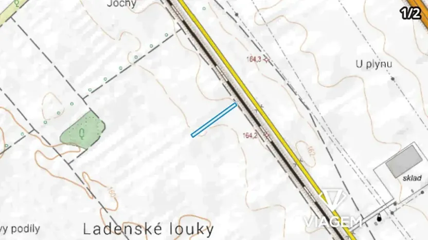 Prodej podílu pole, Podivín, 838 m2