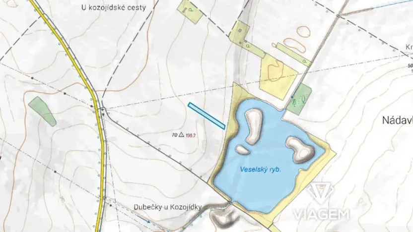 Prodej podílu pole, Veselí nad Moravou, 1250 m2