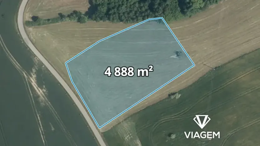 Prodej podílu pole, Zvěstov, 1222 m2