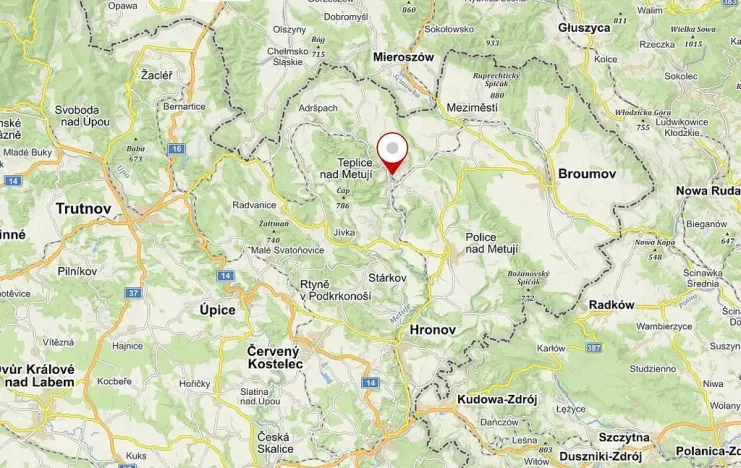Prodej pole, Teplice nad Metují - Dolní Teplice, 25028 m2