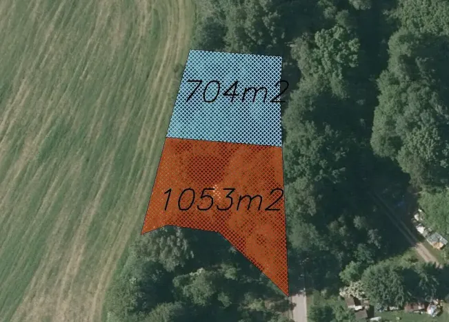 Prodej pozemku, Horní Stropnice - Šejby, 1757 m2