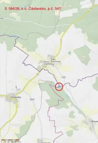Prodej lesa, Čáslavsko, 2039 m2