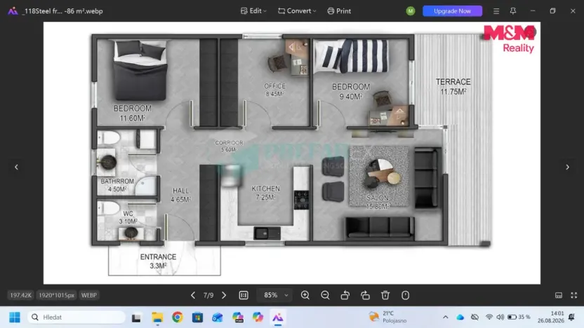 Prodej domu na klíč, Krušovice, Na Stráni, 86 m2