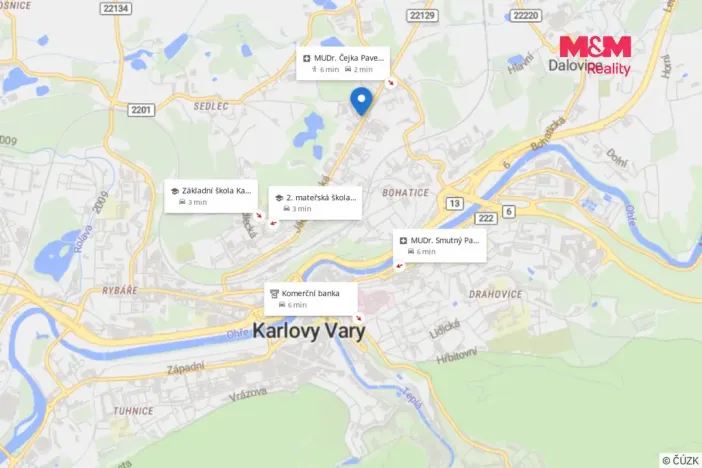 Prodej bytu 4+1, Karlovy Vary - Bohatice, Jáchymovská, 102 m2