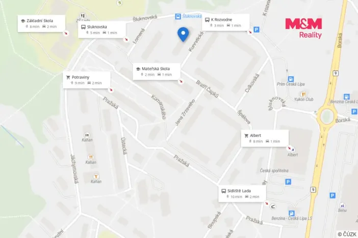 Prodej bytu 3+1, Česká Lípa, Kunratická, 66 m2