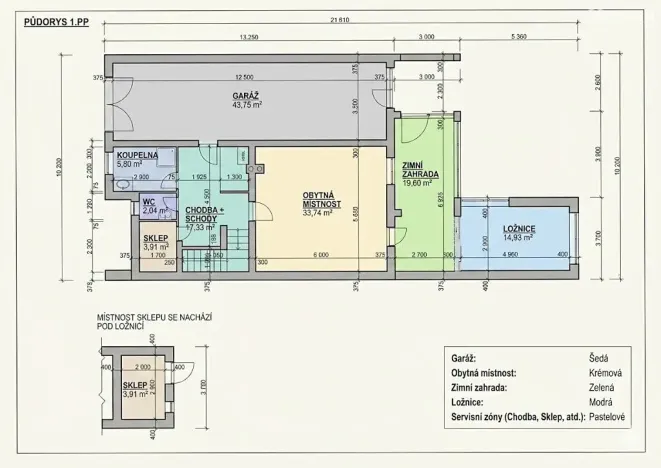 Prodej rodinného domu, Mokrá-Horákov, 365 m2