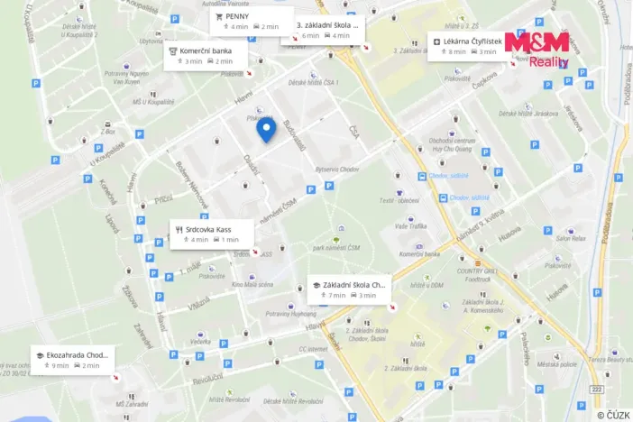 Prodej bytu 3+1, Chodov, Obránců míru, 55 m2
