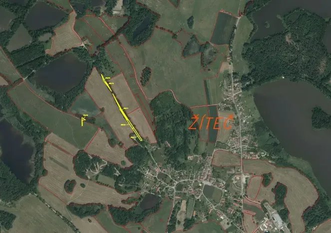 Prodej pozemku, Chlum u Třeboně - Žíteč, 3048 m2