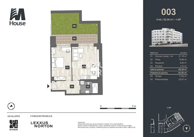 Prodej bytu 2+kk, Praha - Vršovice, Murmanská, 49 m2