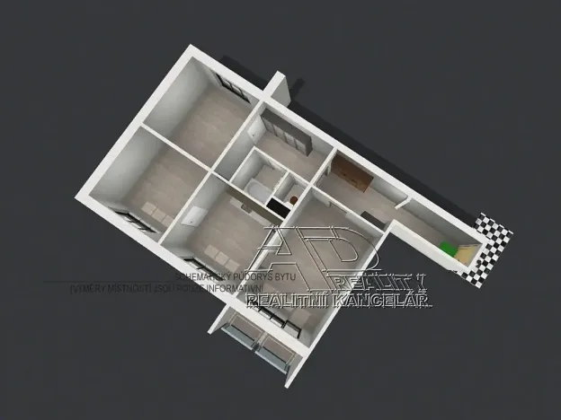 Prodej bytu 3+1, České Budějovice, 76 m2