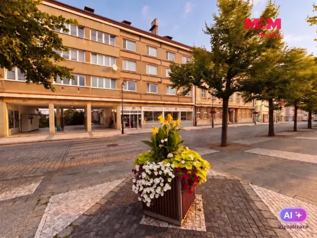 Pronájem bytu 2+1, Louny, Mírové náměstí, 58 m2