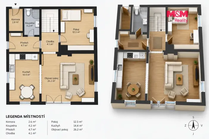 Prodej rodinného domu, Litvínovice - Šindlovy Dvory, U Střelnice, 126 m2