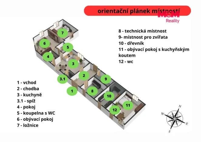Prodej rodinného domu, Květinov, 137 m2