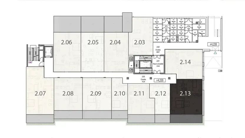 Prodej bytu 3+kk, Luhačovice, Zatloukalova, 72 m2