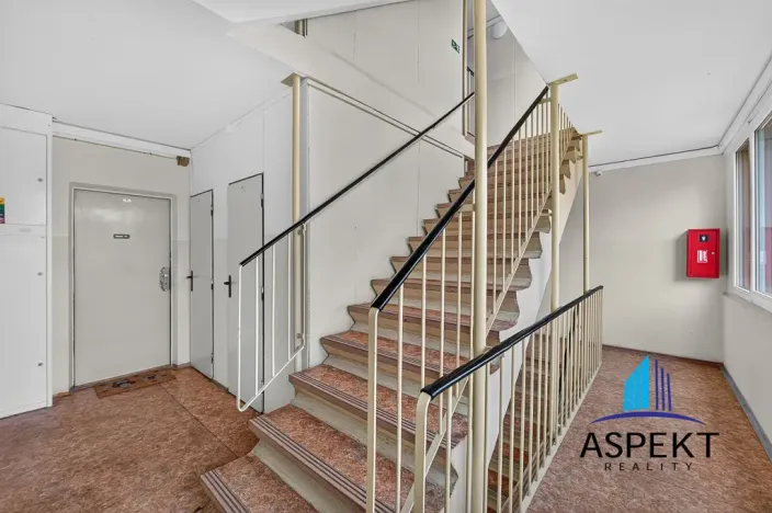 Pronájem bytu 1+kk, Praha - Podolí, Kaplická, 27 m2