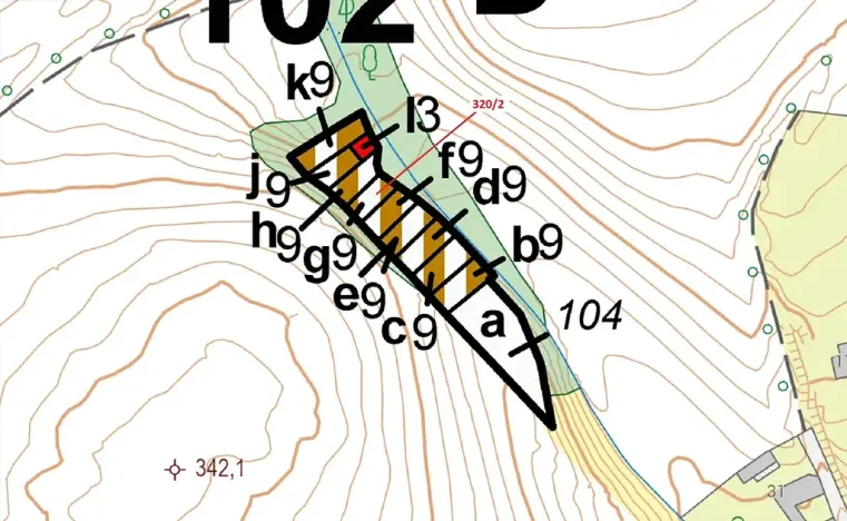 Dražba lesa, Výkleky, 195 m2