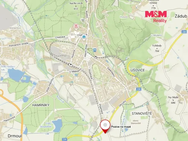 Prodej komerčního pozemku, Mariánské Lázně - Stanoviště, 26913 m2
