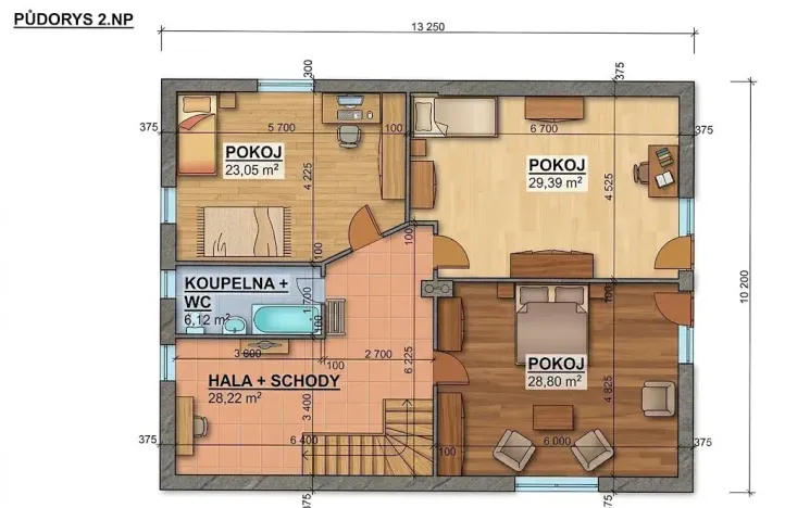 Prodej bytu 3+kk, Mokrá-Horákov, 115 m2