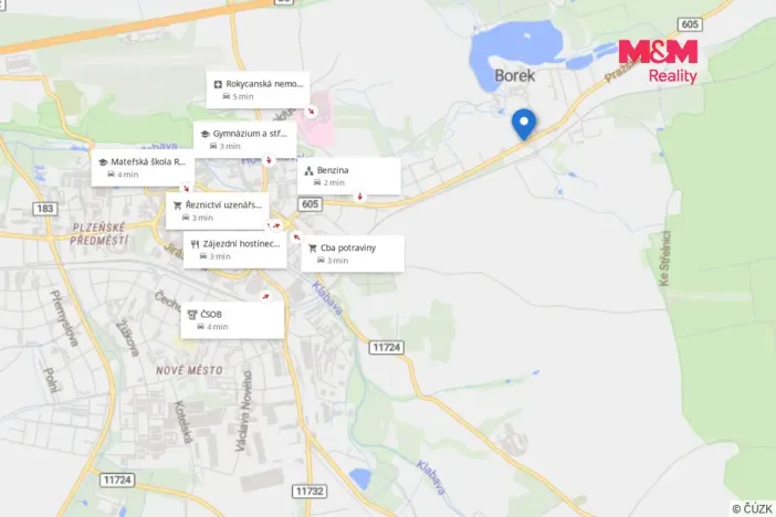 Prodej bytu 3+kk, Rokycany - Borek, Pražská, 72 m2