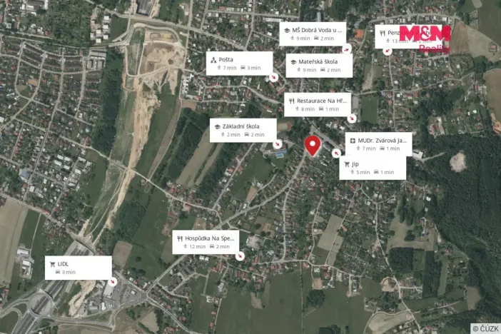 Pronájem bytu 1+1, Dobrá Voda u Českých Budějovic, Na Vyhlídce, 32 m2