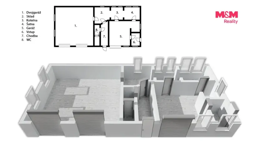 Prodej garáže, Děčín, Pod Lesem, 140 m2