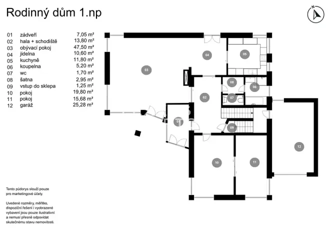 Prodej rodinného domu, Horoměřice, K Sanatoriu, 343 m2