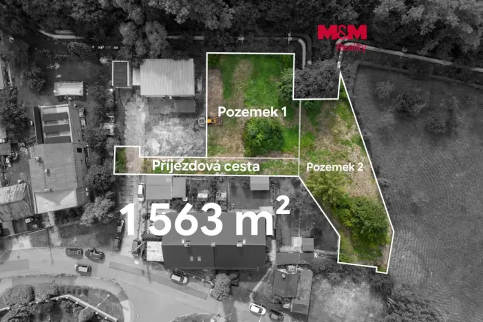 Prodej pozemku pro bydlení, Ostrava - Zábřeh, 1563 m2