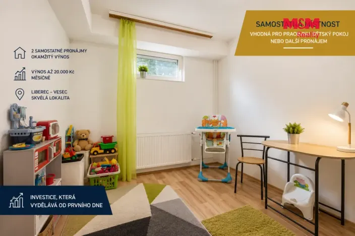 Prodej bytu 4+kk, Liberec - Liberec XXV-Vesec, Česká, 82 m2