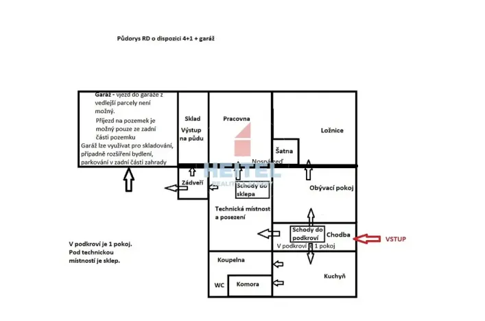 Prodej rodinného domu, Přemyslovice, 140 m2