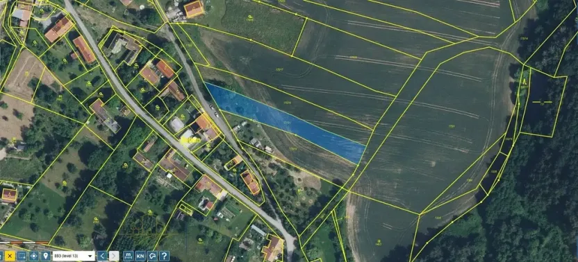 Prodej pozemku, Samšina - Betlem, 1900 m2