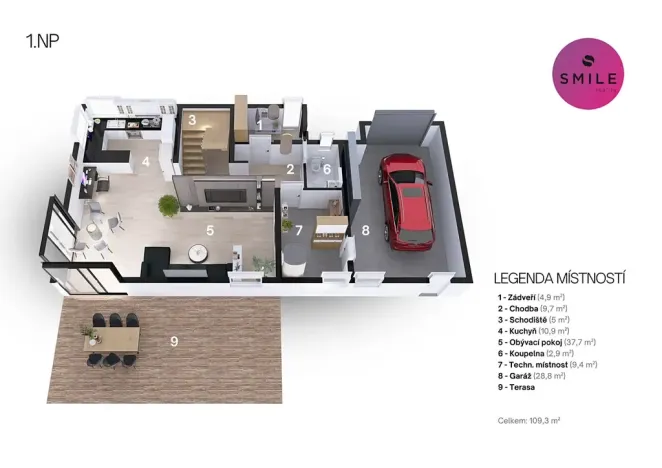 Prodej rodinného domu, Pstruží, 221 m2