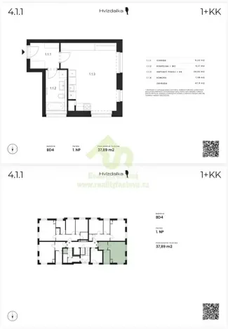 Pronájem bytu 1+kk, Dobřany, Denksteinova, 86 m2