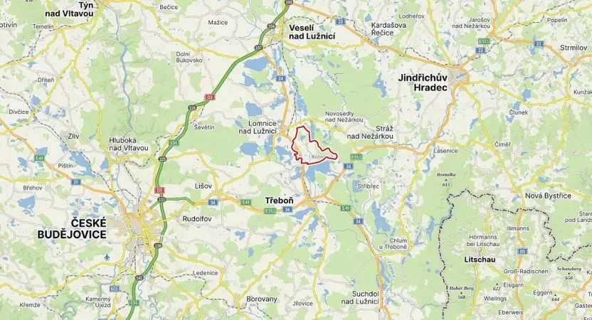 Prodej pozemku, Lužnice, 608 m2