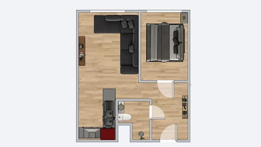 Prodej bytu 2+kk, Rakovník, V Lukách, 39 m2